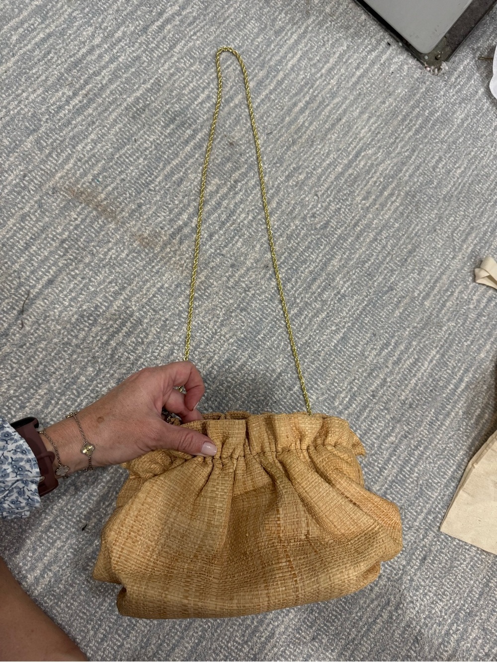 Loeffler Randall Willa Woven Bag in Natural - Picture 6 of 11